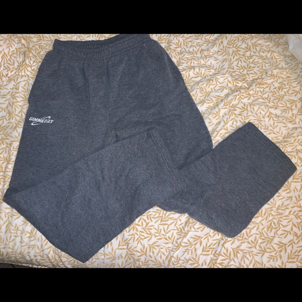 Grey Gimmedat Sweatpants Medium